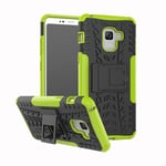 Samsung Galaxy A8 Plus 2018      Heavy Duty Case    Green