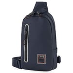 Lois - Man Bag - Men's Shoulder Bags - Man Bags for Men Crossbody Bag in Waterproof Material - Man Bags for Men Shoulder for Men with Adjustable Strap - Small Bag for Men. Mens Bags Shoulder, Navy