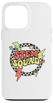 Coque pour iPhone 13 Pro Max STEM Squad Genius Experiment Costume Hourrah pour enseignants