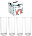 Lay-Z-Spa BWA0009 Premium Tumblers, Virtually Unbreakable Ultra Clear Glasses,