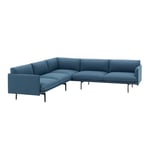 Muuto - Outline Sofa Corner / Black Base Vidar 733 - Soffor - Anderssen & Voll