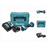 Dtm 52 RT1J Outil multifonction Découpeur-ponceur sans fil Brushless Starlock Max 18 v + 1x Batterie 5,0Ah + Chargeur + Coffret Makpac - Makita