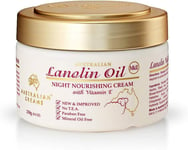 Australian Creams Lanolin Cream for Night Use and Sleep, 250G