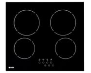 Haden HCT60K 60cm Electric Four Zone Black Ceramic Hob