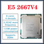 InnicknXEON-Processeur CPU d'occasion,E5 2667 V4,8 c?urs,3.20GHz,25 Mo,L3,C156,E 135W,SR2P5,LGA 2011-3