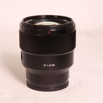 Sony Used FE 85mm f/1.8 Prime Lens