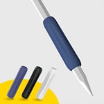 doodroo Silikonholder for Apple Pencil 1 &amp; 2 Gen. - 3-Pack - Svart / Hvit / Blå