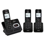 VTech CS2052 DECT Cordless Home Phone 3 Handsets Answer Machine Call Blocker