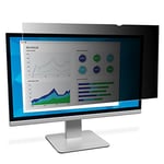 3M Privacy Filter for 17 inch standard LCD monitor. Black anti-glare privacy screen. Protect data from visual hacking.