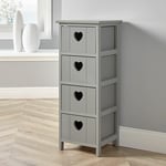 Love 4 Drawer Chest Storage Unit