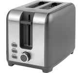 SALTER Cosmos EK4536 2-Slice Toaster - Grey, Silver/Grey