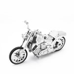 METAL-TIME Roadway Fantasy Motorcycle, modèle de Moto, Artisanat de Construction de Puzzle 3D, Figurine de Collection, Construction de Bricolage en Acier Inoxydable avec boîte à Outils, 155 pièces.