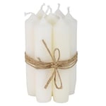 Dinner White Candles Set of 6 Short by Ib Laursen