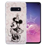 Minnie Mouse #19 Disney-omslag till Samsung Galaxy S10e - Vit