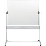 Nobo Freestanding Magnetic Mobile Revolving Whiteboard Enamel 150 x 120 cm White