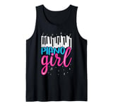 Music Lover Keyboard Pianist Funny Piano Girl Musician Gifts Tank Top