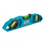 Ox Tools P027625 230mm 9" Pro Torpedo Spirit Level Boat Rare Earth Magnets