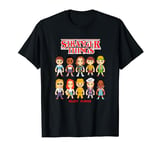 Stranger Things Retro Video Game Pixel Chibi Group Icons T-Shirt