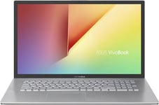 ASUS VivoBook 17 X712FA-AU493T - Core i5 8265U / 1.6 GHz - Win 10 Familiale 64 bits - 8 Go RAM - 256 Go SSD NVMe - 17.3" 1920 x 1080 (Full HD) - UHD Graphics 620 - 802.11ac, Bluetooth - argent transparent