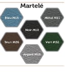 Peinture 2,5L Fer Martelé BLEU direct sur rouille