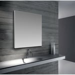 Miroir sur mesure avec cadre affleurant en pvc jusqu'é 150 cm jusqu'é 60 cm