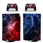 Cosmic motifs,PS5 sticker Protection peau Dissipation thermique étanche Playstation 5 Standard Edition skin