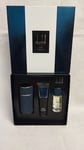 DUNHILL ICON RACING BLUE GIFT SET 100ML EDP SPRAY+90ML S GEL+30ML EDP MEN PERFUM