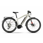 Haibike Trekking 4 High Desert/ White 60 cm  Beige Recycle - Elcykel-Recycle - Hybrid Elcykel-Recycle