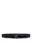 Lauren Ralph Lauren Leather Reversible Belt, Black