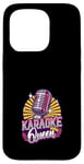 Coque pour iPhone 15 Pro Karaoké Queen Karaoké Chanteur Microphone Karaoké