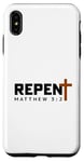 Coque pour iPhone XS Max REPENTEZ-VOUS et croyez à l'Évangile Matthieu 3:2