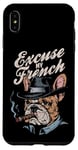 Coque pour iPhone XS Max Bulldog français Excuse My Frenchie Vintage Bulldog Lover