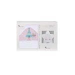 Interbaby Cape du Bain Tipi Oso Blanc/Rose avec Lampe Étoile 1 Unité