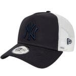 casquettes Homme, New Era League Essentials Trucker New York Yankees Cap, Bleu m