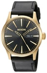 Nixon A105513-00 The Sentry Musta/Nahka Ø42 mm