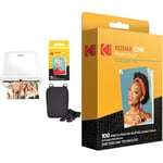 KODAK Step Imprimante Imprimante Photo Mobile sans Fil avec Technologie Zinc & Papier Photo Zink Premium 2x3 Pouces (100 Feuilles) Compatible avec Les appareils Photo et imprimantes