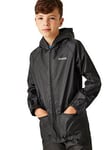 Regatta Kids Stormbreak Waterproof Jacket - Black, Black/Black, Size 5-6 Years