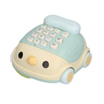 Baby Telephone Toy Cartoon Chick Mini Electric Child Early Education Phone Car