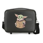 Star wars Grogu Trousse de Toilette Adaptable Noir 29x21x15 cms ABS Rigide 9.14L 0.8 kgs