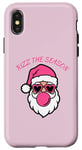 iPhone X/XS Christmas Santa Pink Rizz The Season Pink Gum Case