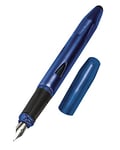 Online Stylo à encre Switch Starter Bleu │ stylo plume ergonomique pour l'école, idéal pour débutants │ plume moyenne, partie soft grip │cartouches d'encre standard │ stylo pour enfants, élèves