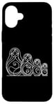 Coque pour iPhone 16 Plus Poupées russes à dessin artistique en une ligne