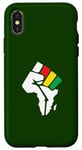 Coque pour iPhone X/XS Premier mois de l'histoire des Noirs en Afrique