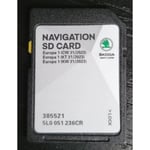 Carte SD GPS Europe - SKODA Discover Media 2 MIB2 - v16 ECE 2023 - 5L0051236CR - 32 GB