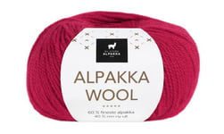 Alpakka Wool - Valmuerød Frg: 521