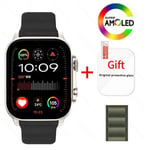 2024 Uusi Aito Hello Watch 3 Plus Älykello 49Mm Amoled 4G Rom Nfc Kompassi Kello Bluetooth Puhelu Urheilu Älykello Miehet Naiset_Black Alpine greed_With original box