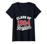 Womens Class of 1984 Reunion Back to School Alumni Gift V-Neck T-Shirt