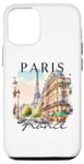 Coque pour iPhone 12/12 Pro Paris France Voyage Tour Eiffel Tour Meet Me In France