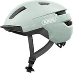 Casque de vélo ABUS Purl-Y ACE avec lumière LED - adapté aux promenades surE-bikes et S-Pedelec - Casque de sécurité NTA tendance pour adultes et adolescents - vert (vert menthe), taille L