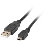 lanberg cable usb a vers mini usb m m 1.8 m